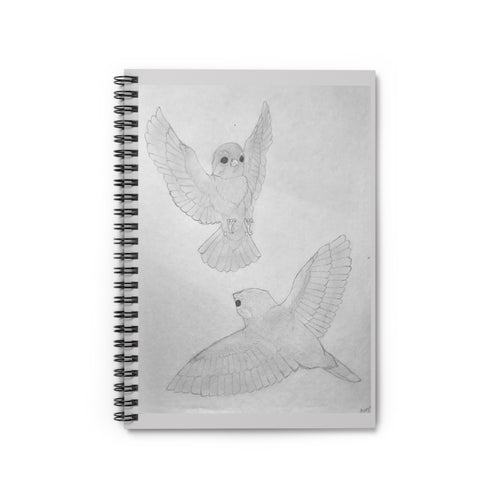 "Finch Study" Spiral Notebook