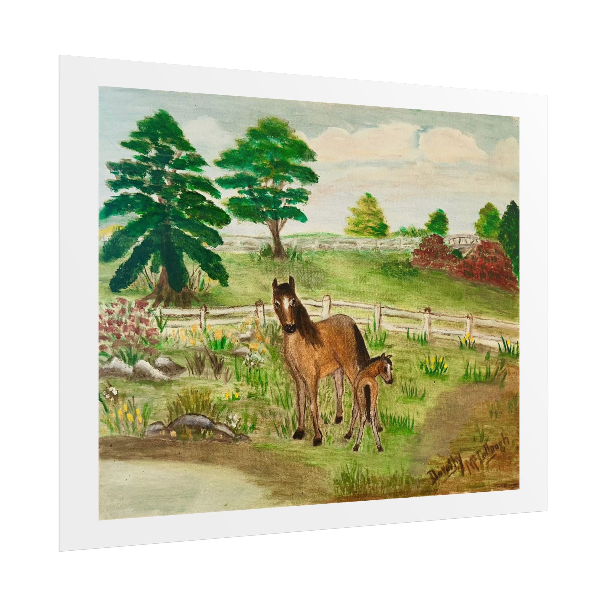 "Mare and Foal" Limited Edition Print