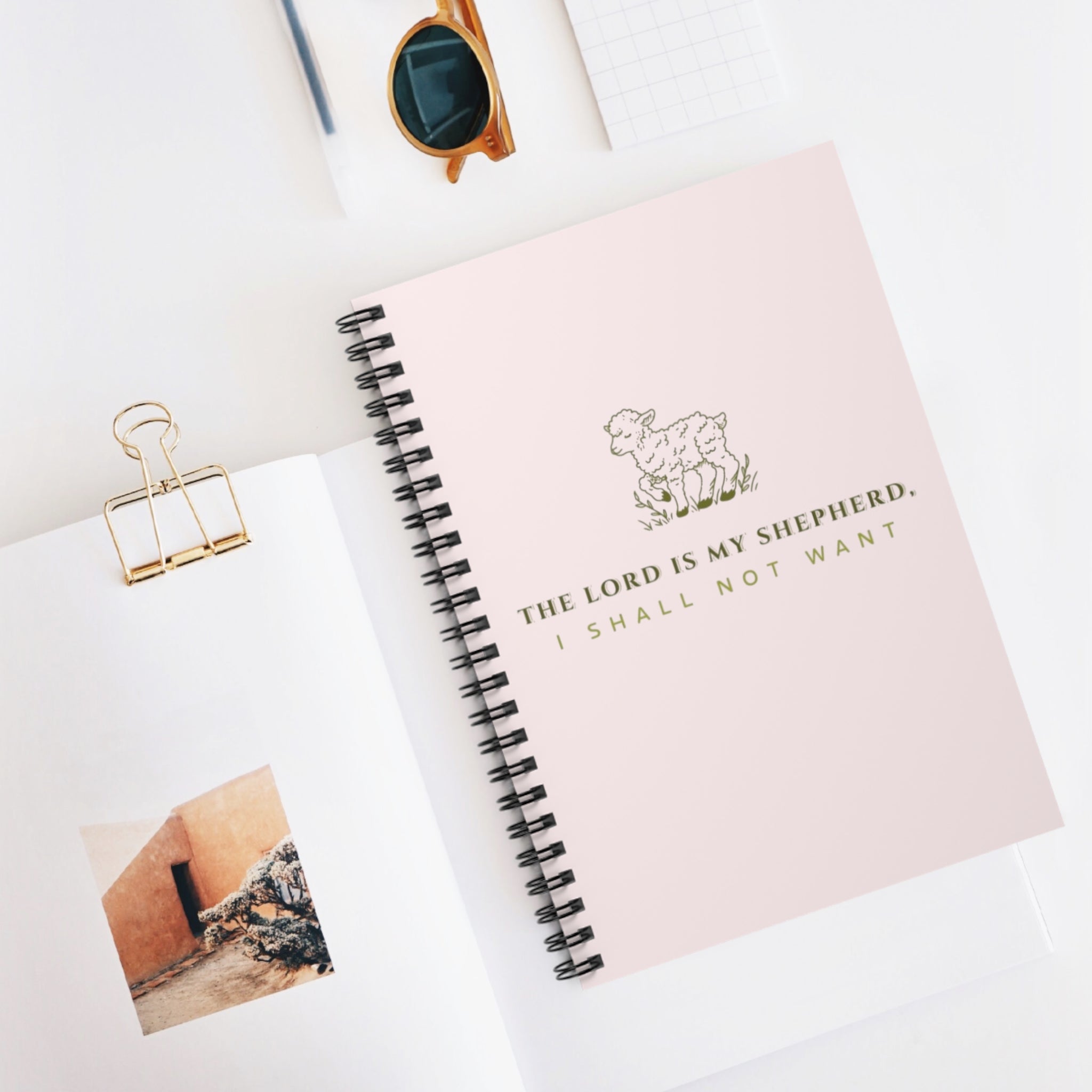 "My Shepherd" Spiral Notebook