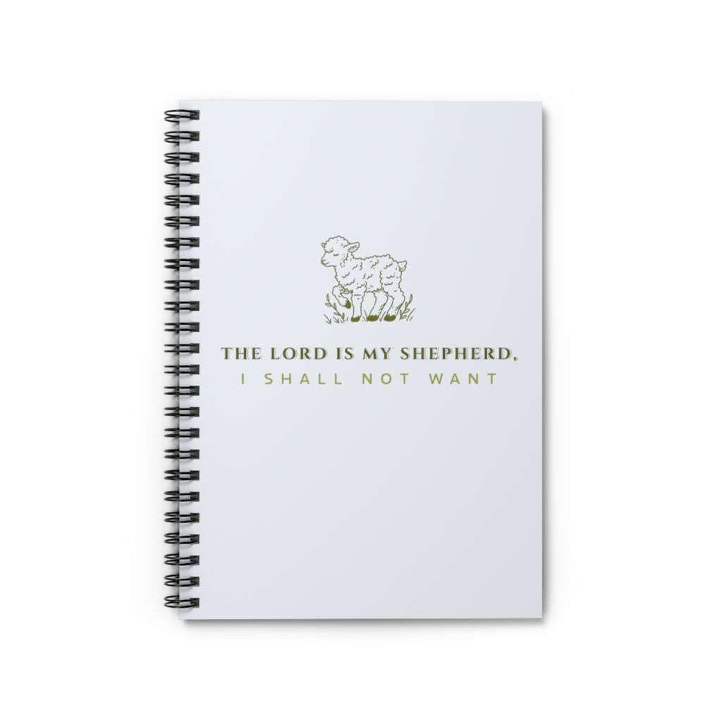 "My Shepherd" Spiral Notebook