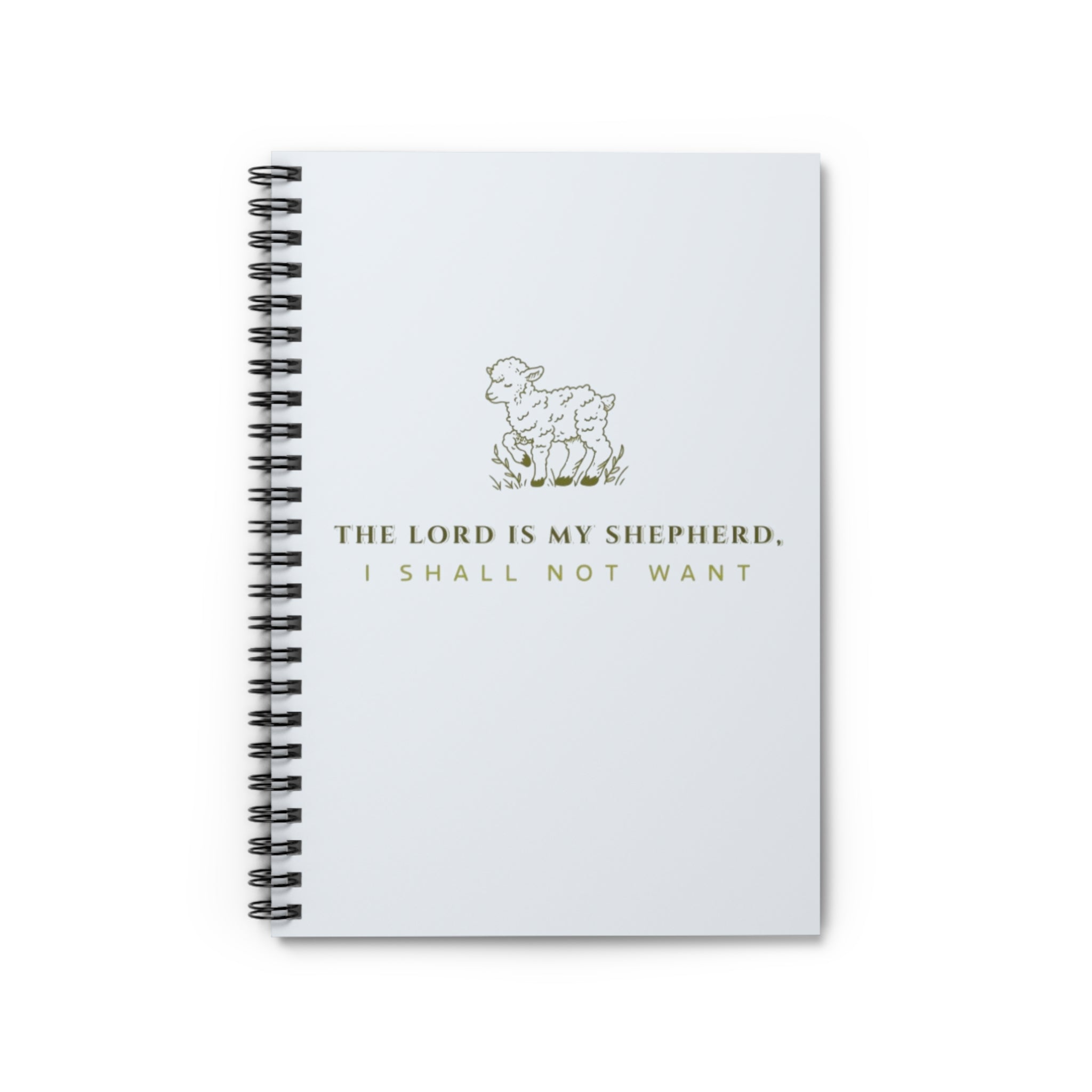 "My Shepherd" Spiral Notebook