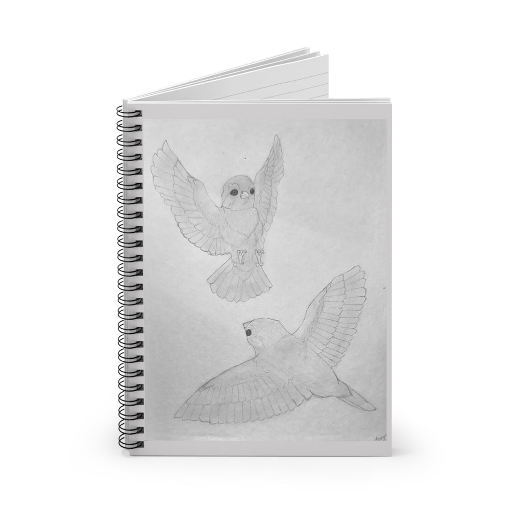 "Finch Study" Spiral Notebook