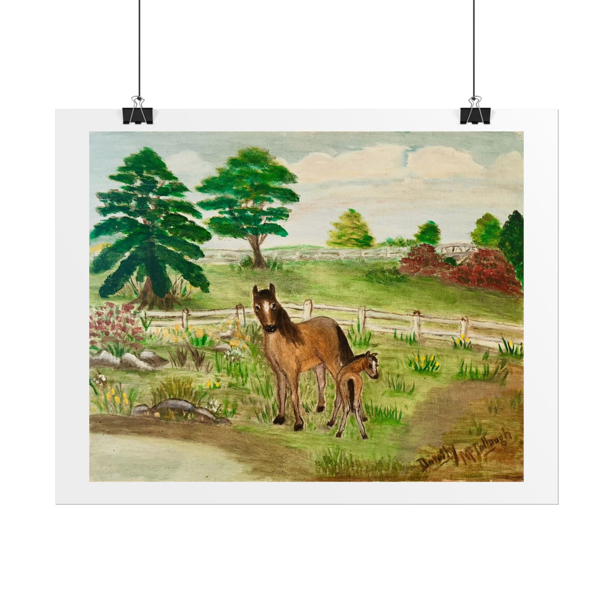 "Mare and Foal" Limited Edition Print