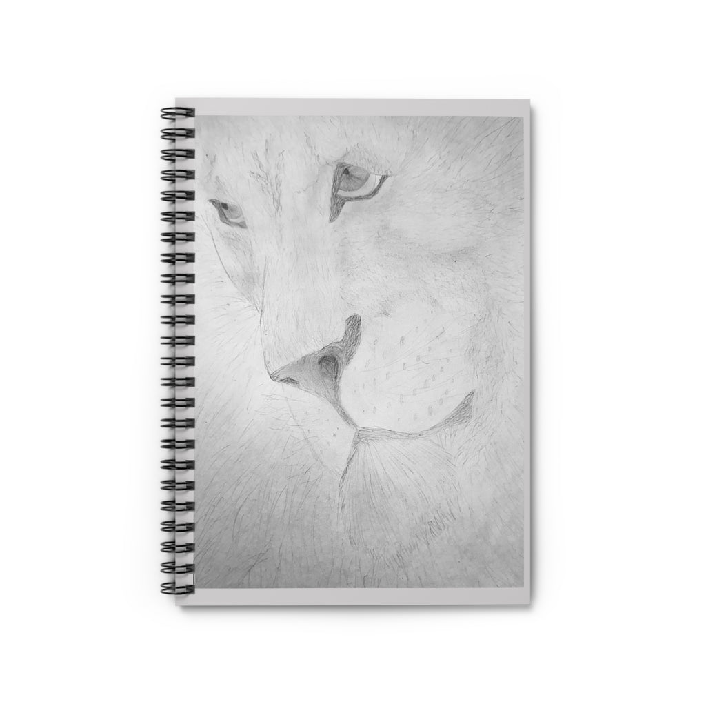 "Lion Study" Spiral Notebook