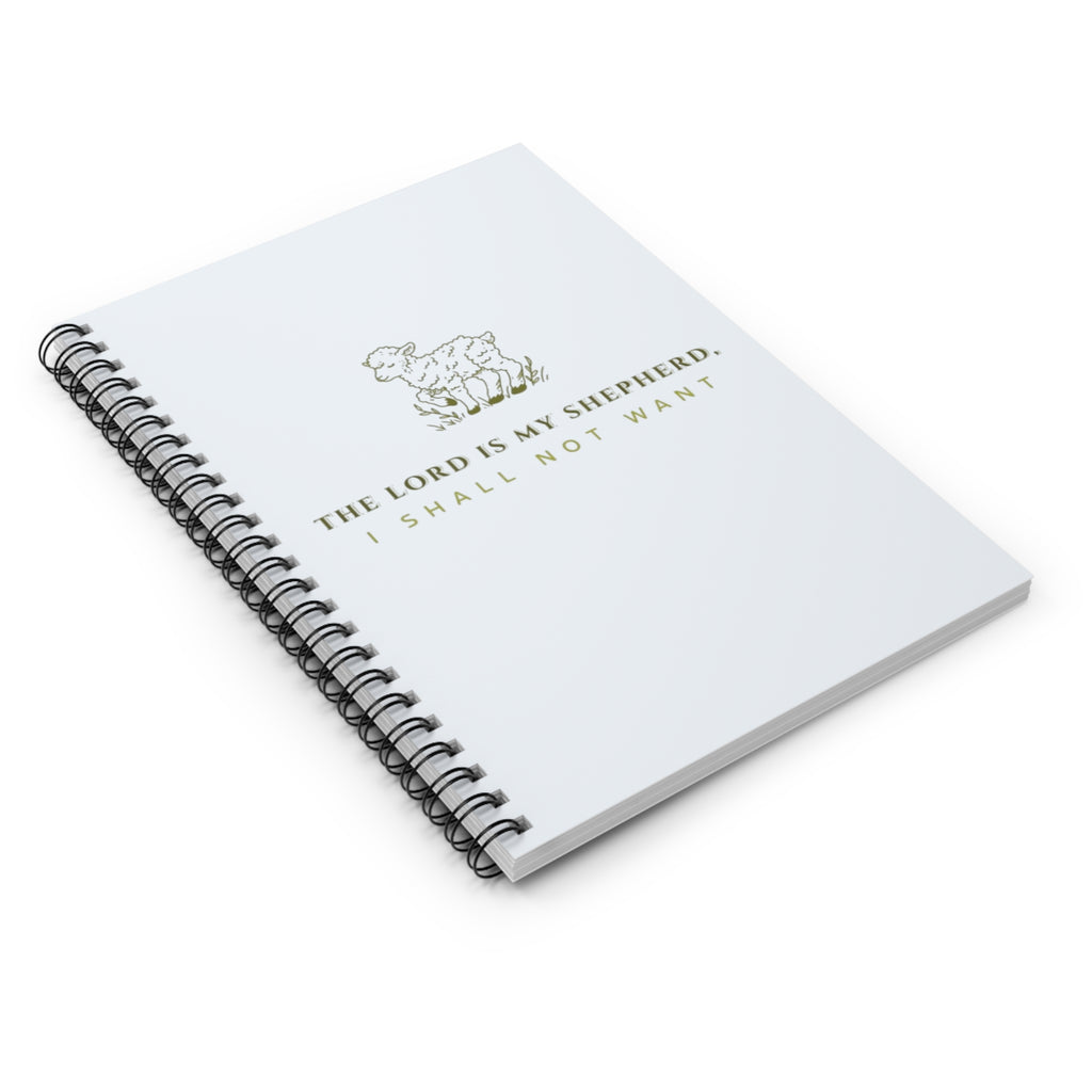 "My Shepherd" Spiral Notebook