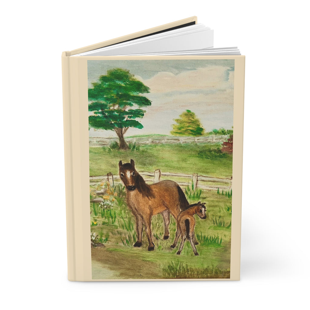 "Mare and Foal" Hardcover Journal