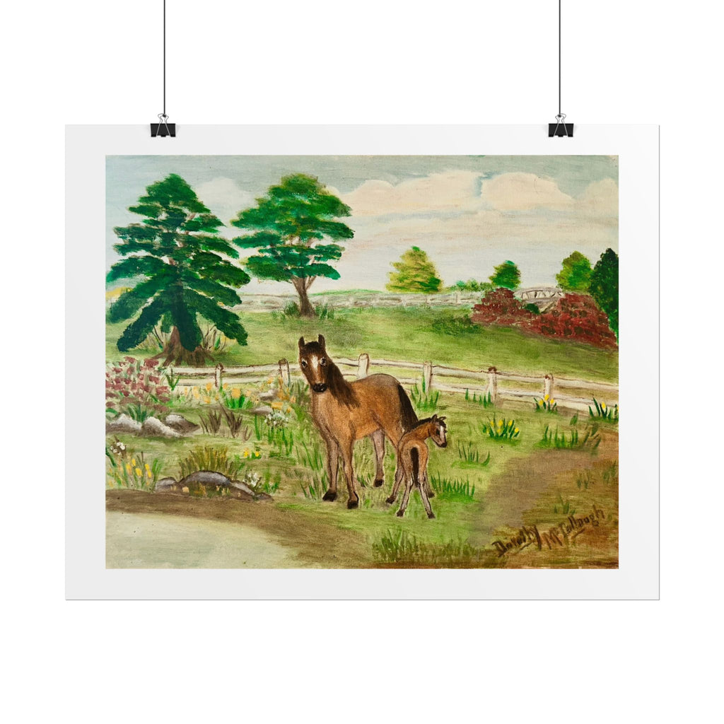 "Mare and Foal" Limited Edition Print