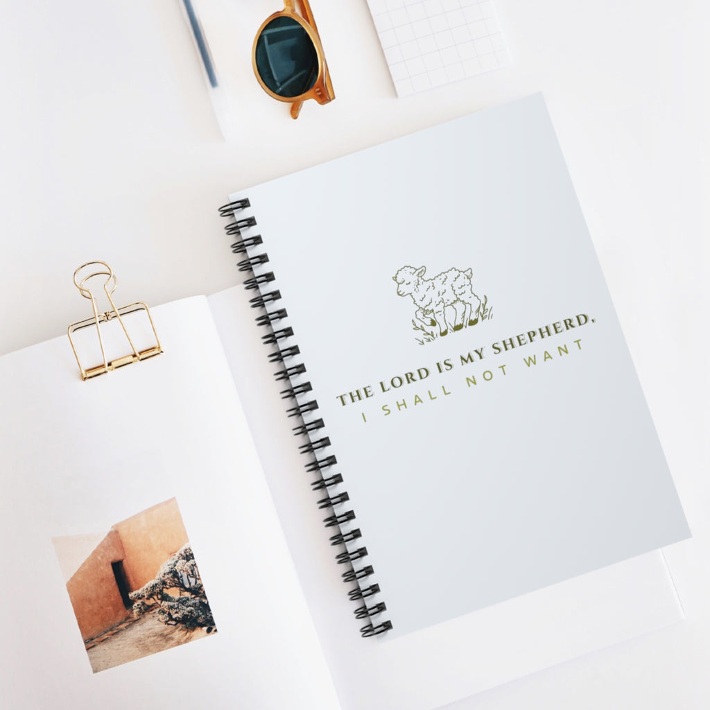 "My Shepherd" Spiral Notebook