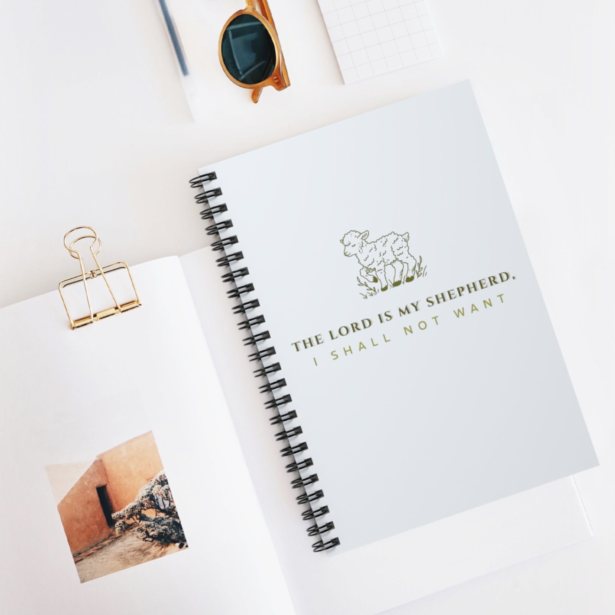 "My Shepherd" Spiral Notebook