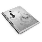 "Wolf Study" Spiral Notebook
