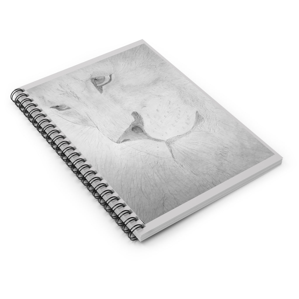 "Lion Study" Spiral Notebook