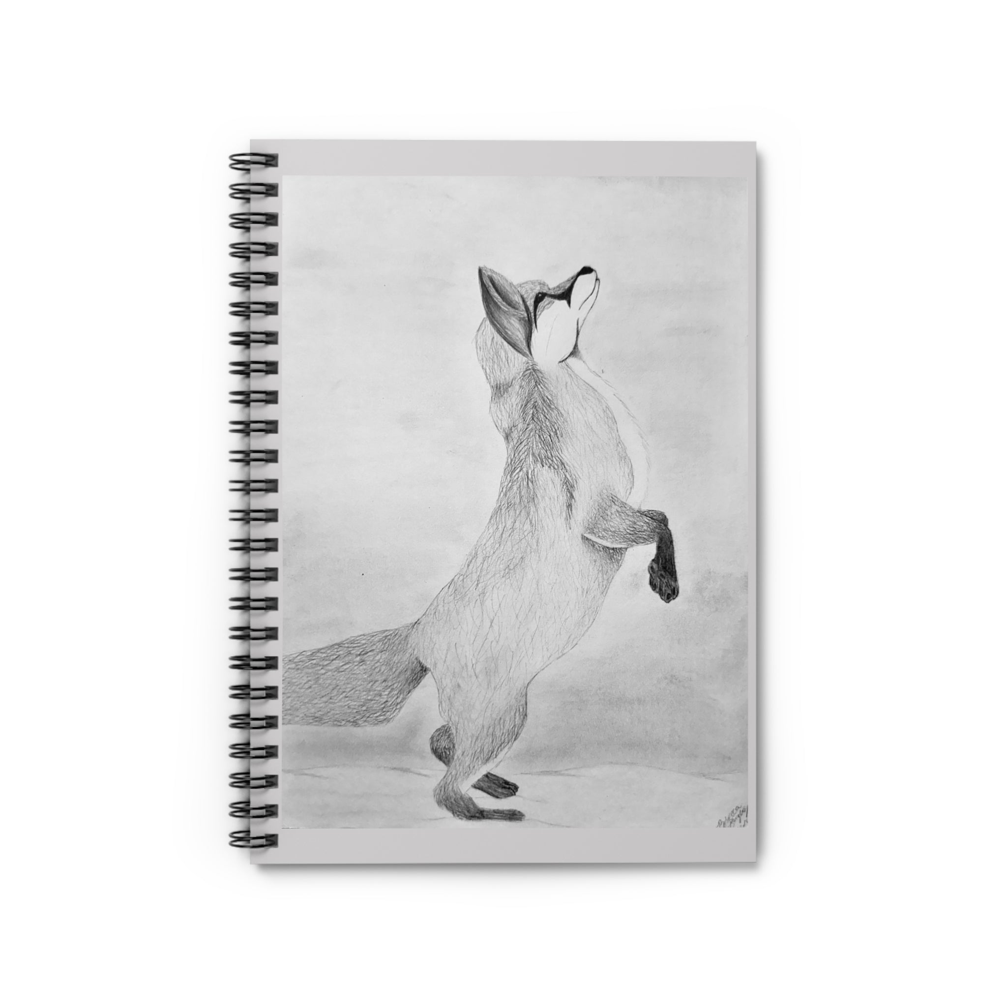 "Fox Study" Spiral Notebook