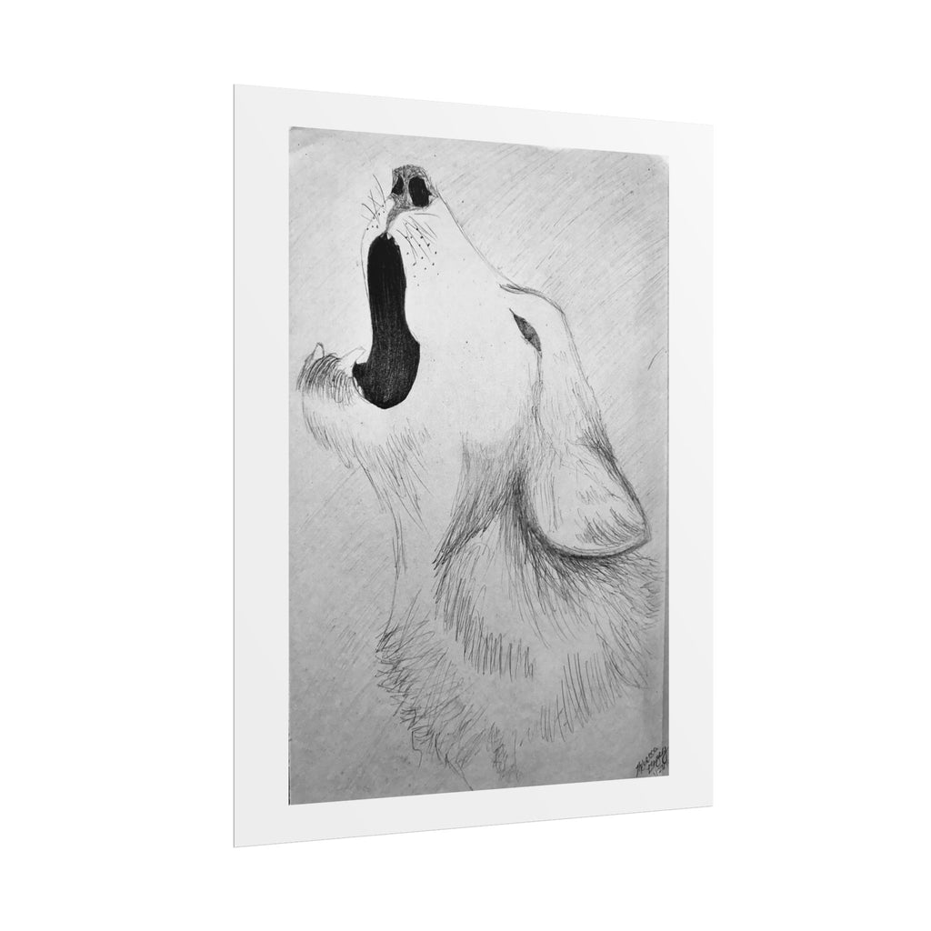 "Wolf Study" Limited Edition Print
