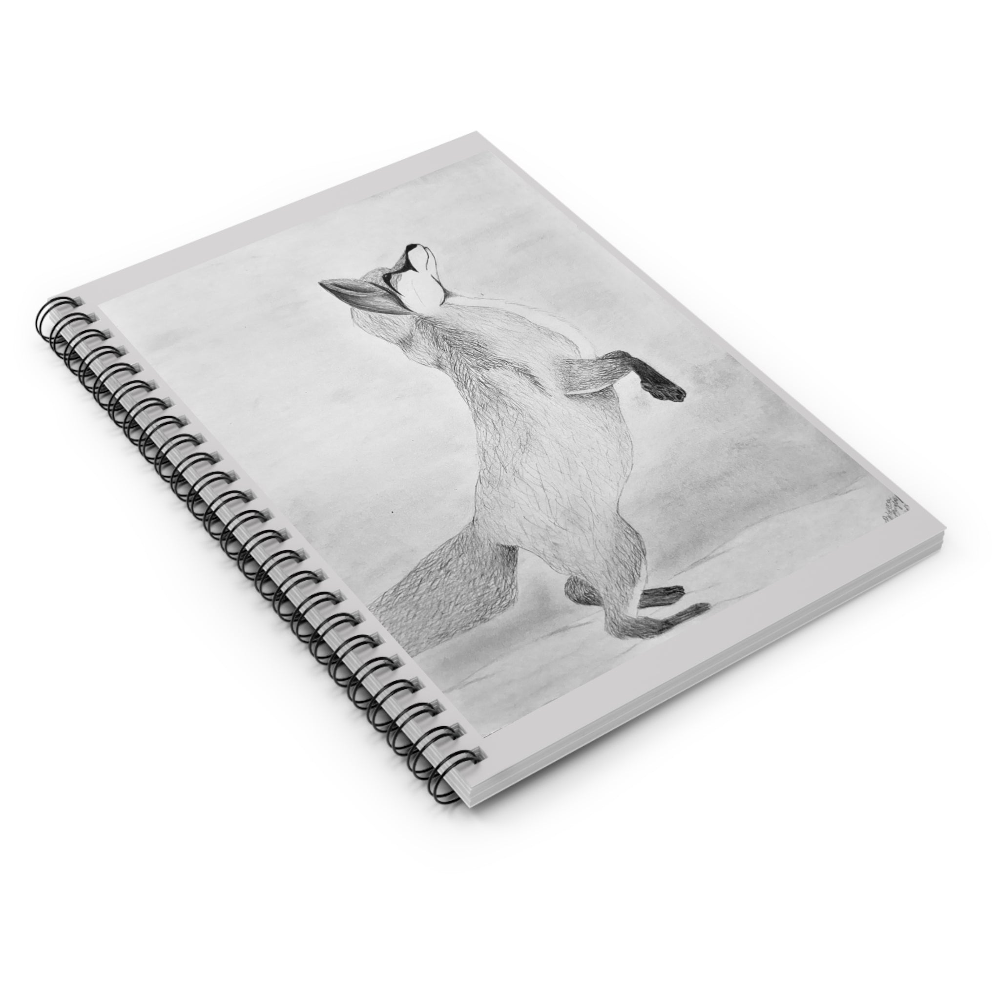 "Fox Study" Spiral Notebook