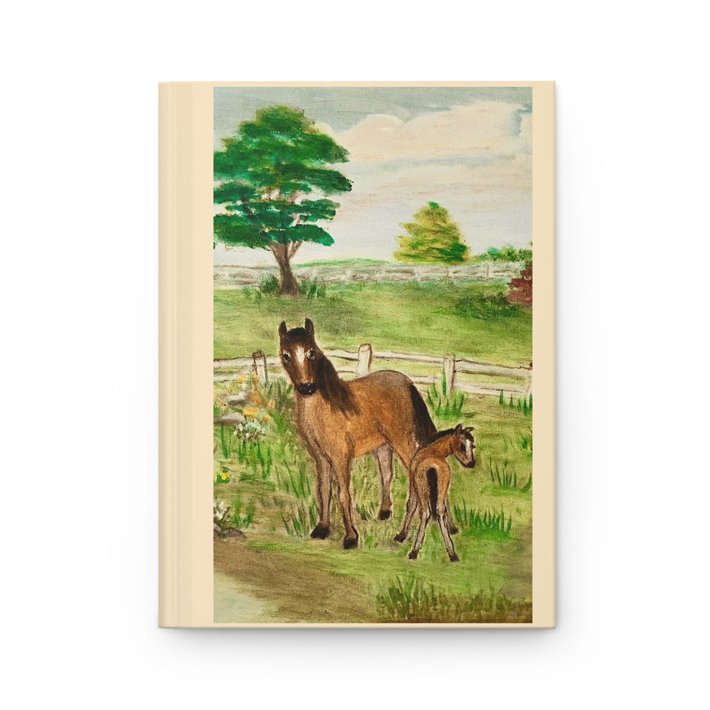 "Mare and Foal" Hardcover Journal