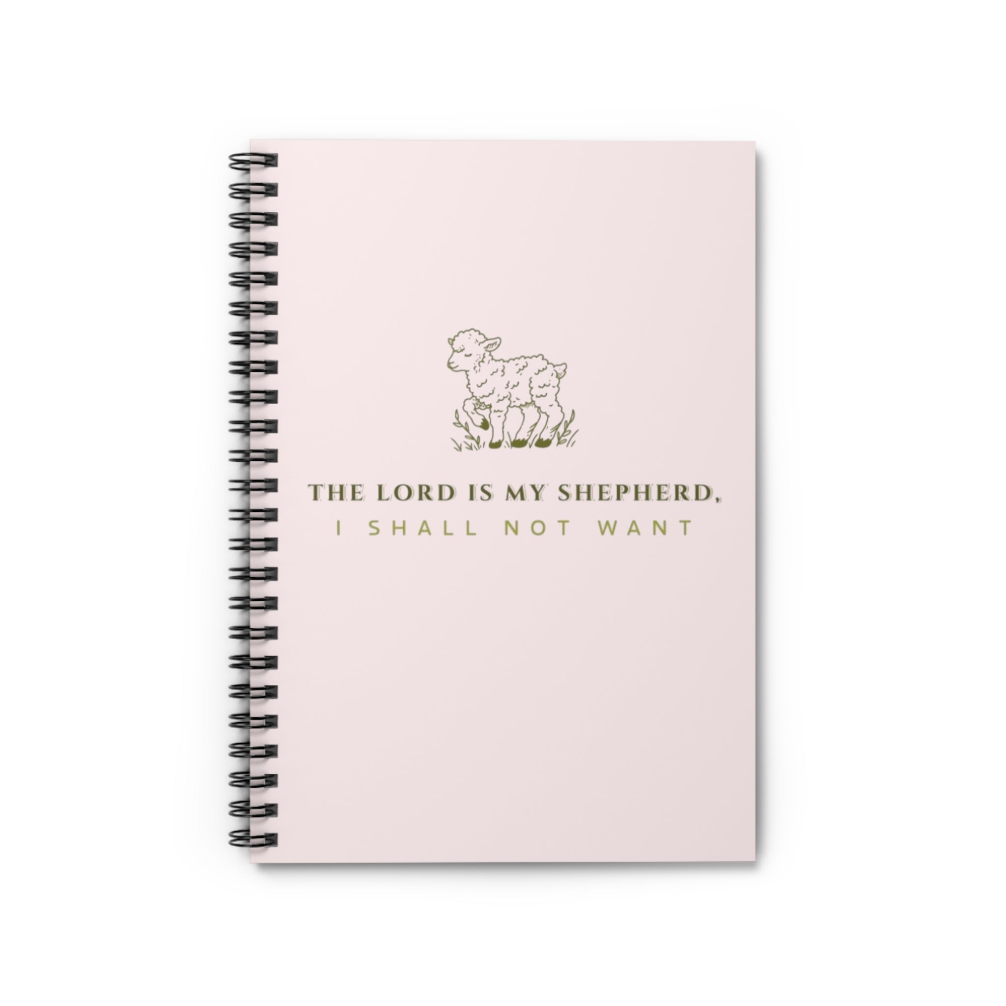 "My Shepherd" Spiral Notebook