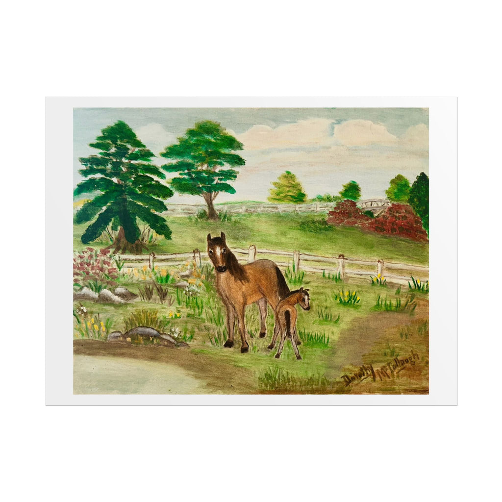 "Mare and Foal" Limited Edition Print