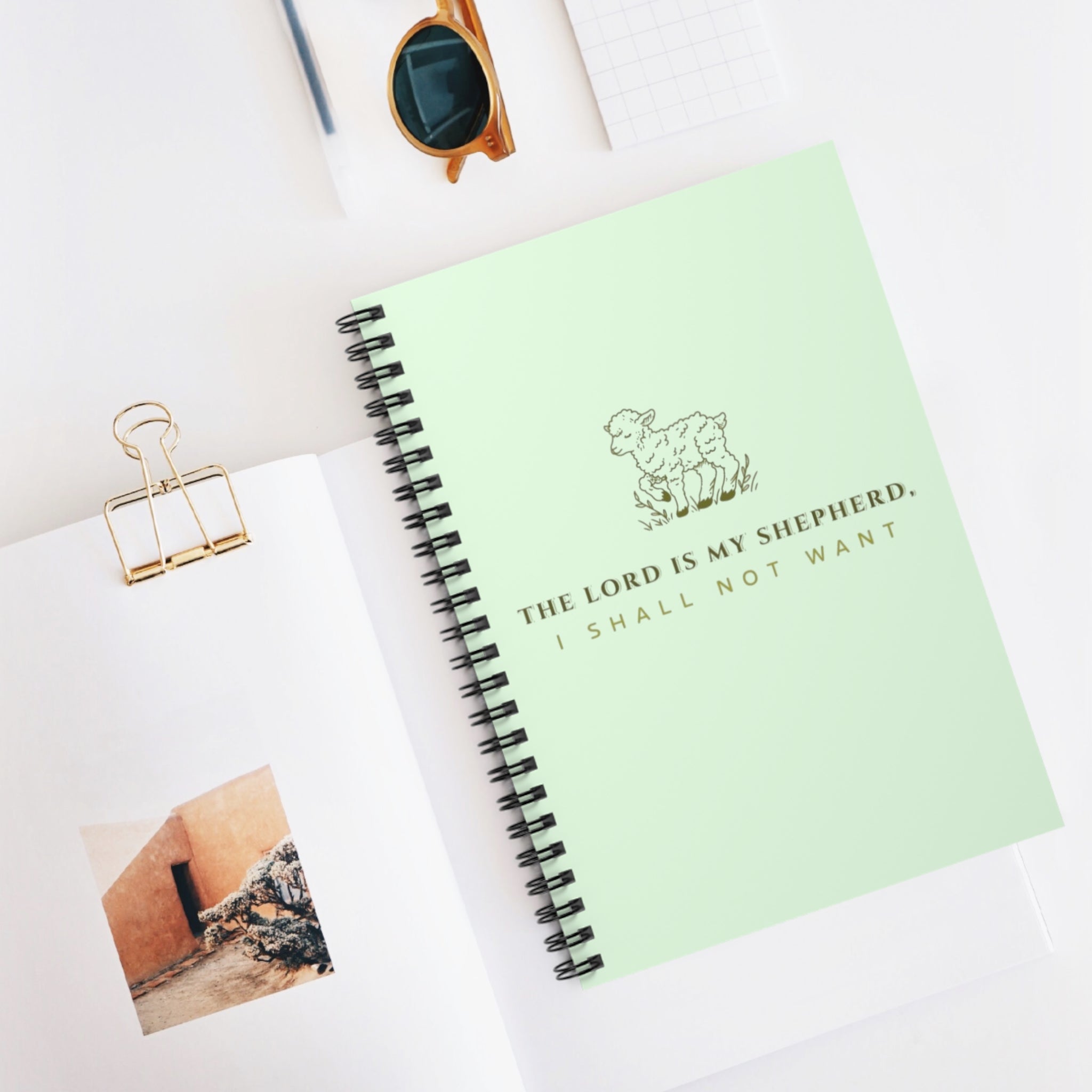 "My Shepherd" Spiral Notebook