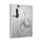 "Wolf Study" Stretched Canvas