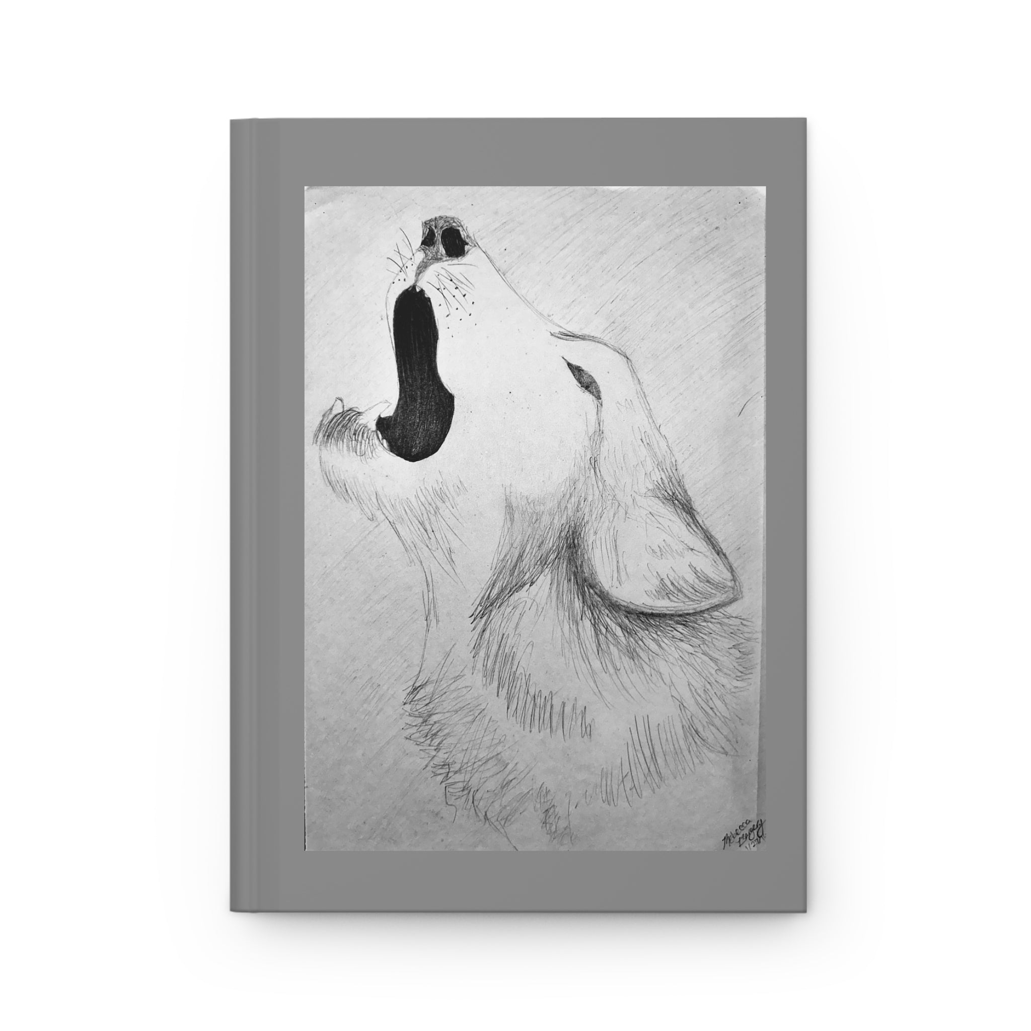 "Wolf Study" Hardcover Journal