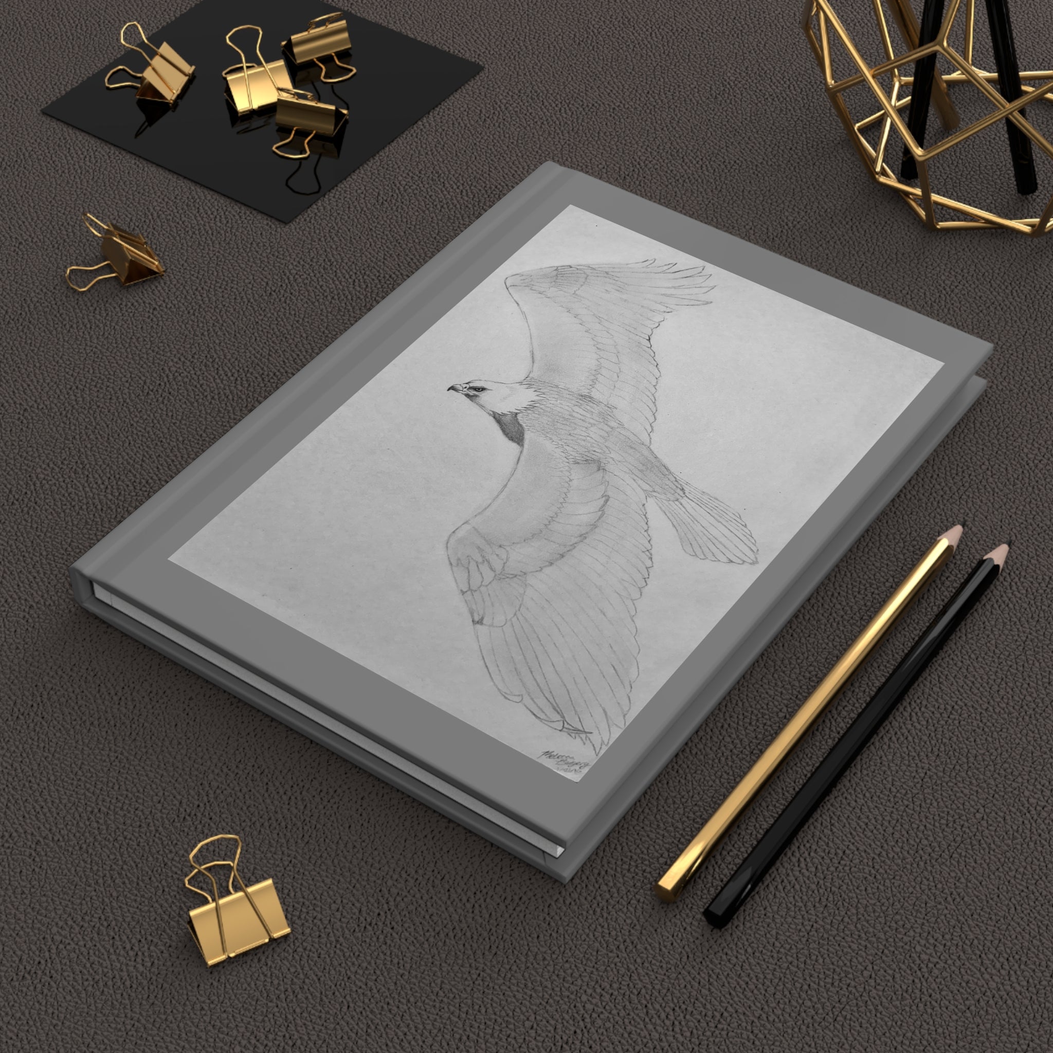"Eagle Study" Hardcover Journal