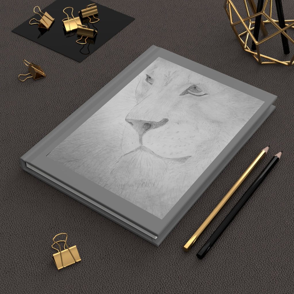 "Lion Study" Hardcover Journal