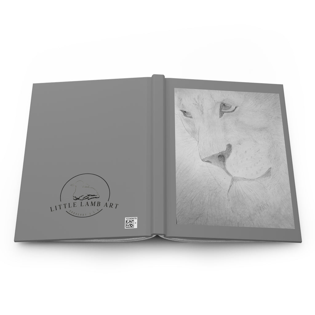 "Lion Study" Hardcover Journal