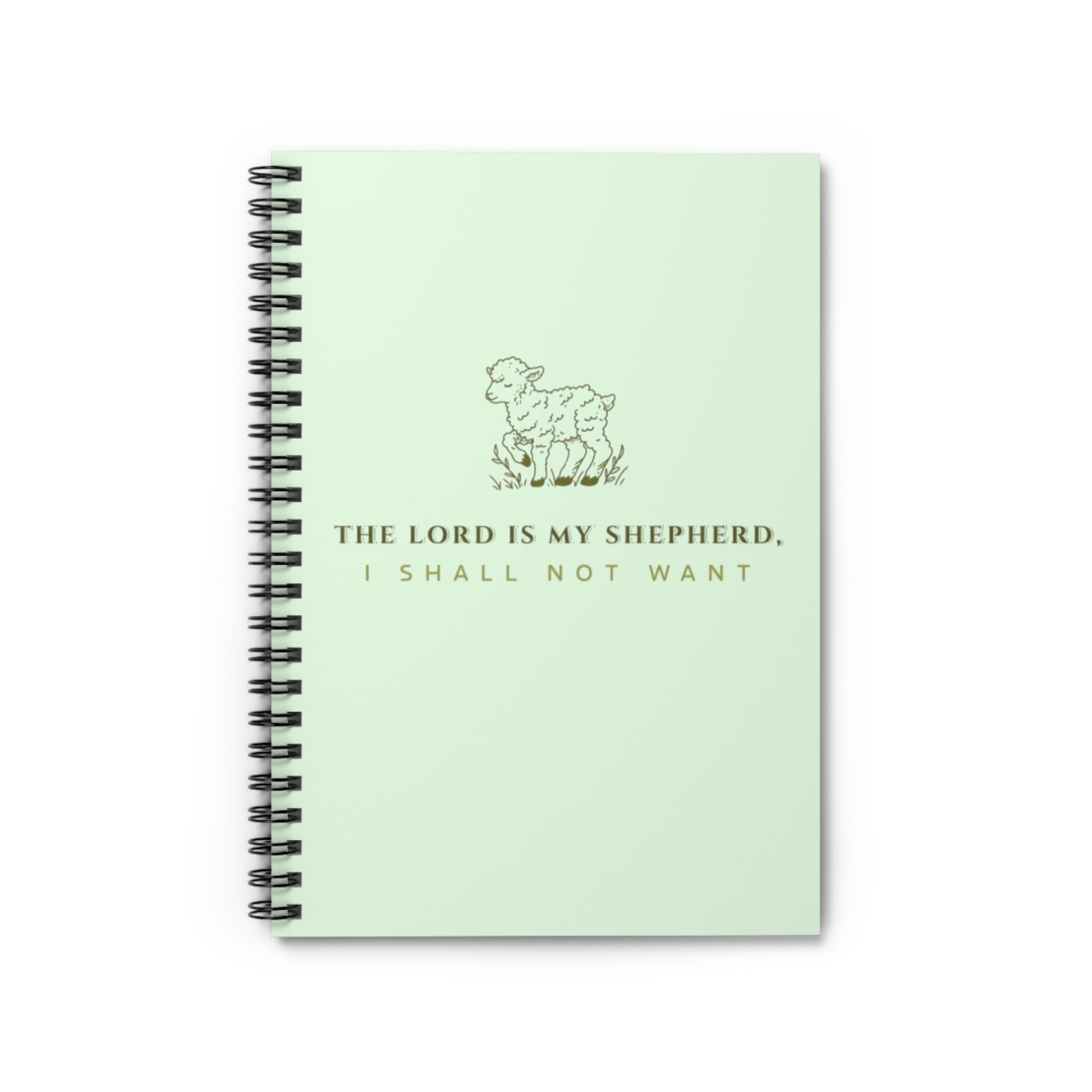 "My Shepherd" Spiral Notebook